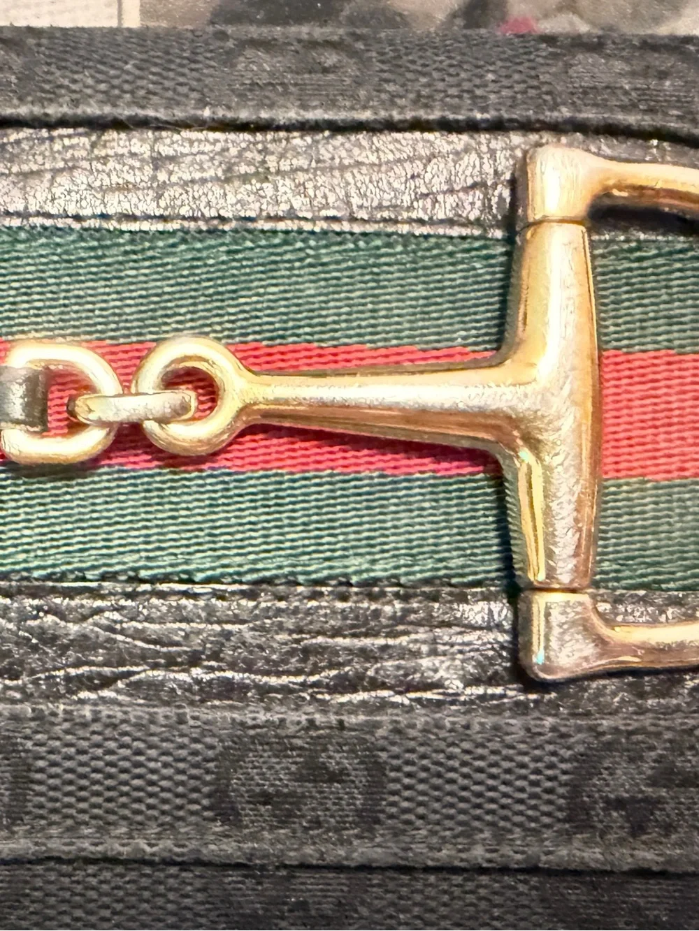 Gucci Black Canvas & Leather Project Wallet